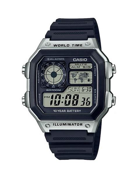 casio world map watch.